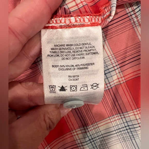 Columbia Omni-Wick Outdoor Button-down Shirt Red Blue Grey Plaid Large - Picture 8 of 8